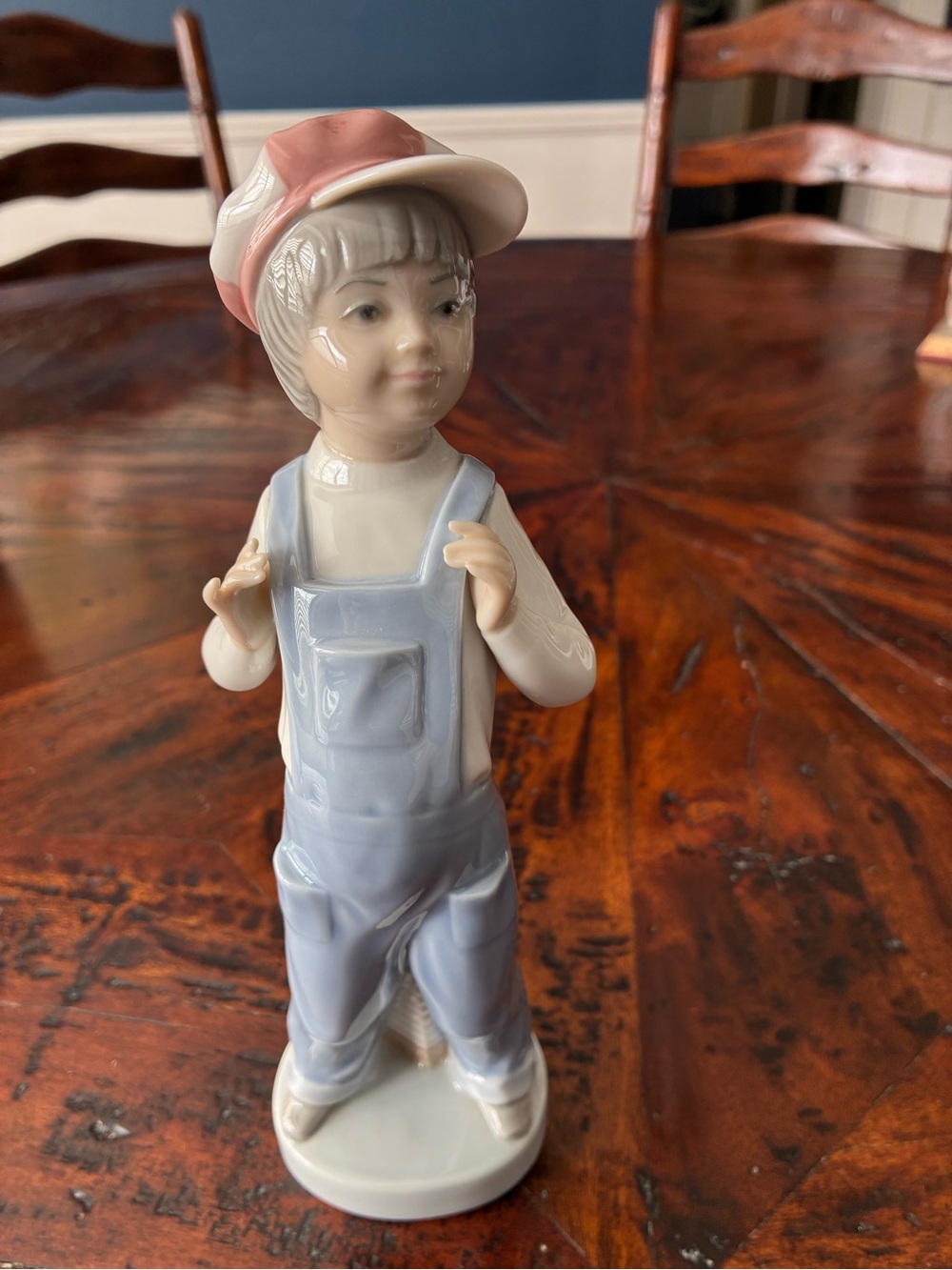 Lladro Boy From Madrid Porcelain Figurine.